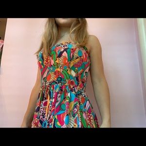 Lilly Pulitzer Angelie Bling My Chimes Silk Dress